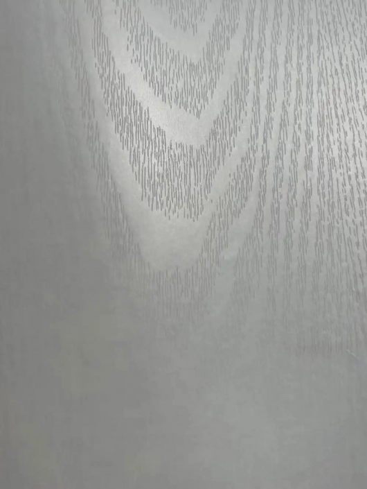 3D plain finish foil wood grain texture on white design DW1906