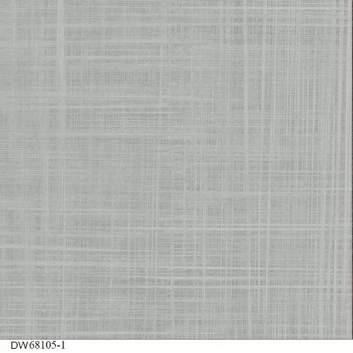 3D Texture Grey Fabric Finish Foil For Wall Decoration DW68105-1