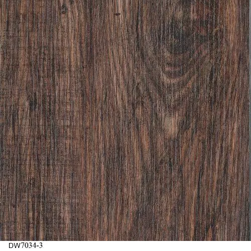 3D Walnut Finish Foil Paper For Skirting DW7034-3