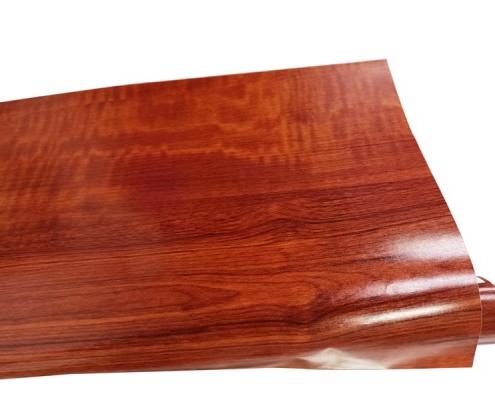 gloss water shadowwood finish foil for Plywood 81086 for wholesale