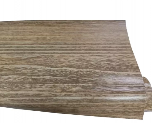 wood grain effect of Matte Yellow Oak Finish Foil For Door Surface 2005-1