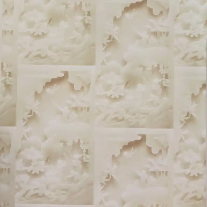 3D Fancy Design Finish Foil For Hotel Interior Decor DW18258-1
