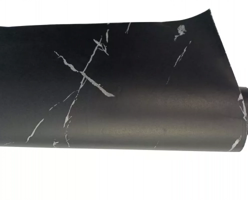 Black And White Marble Melamine Paper For Flooring DW83034 for sale