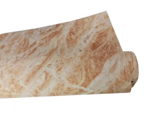 Crack Brown Marble Melamine Paper For MDF DW7008-1 for sale