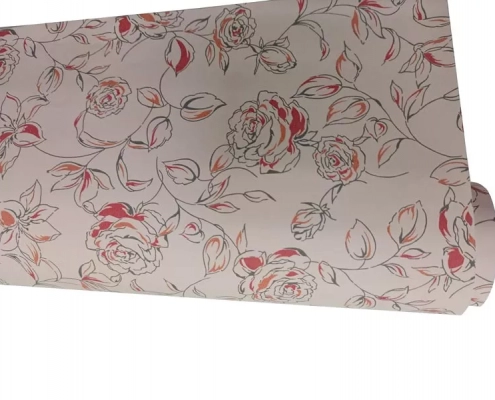 Flower Melamine Paper For Wall Decor DW18228-4