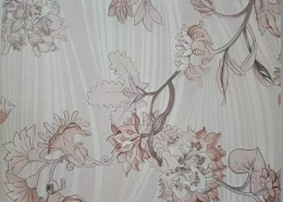 Flower Paint Melamine Paper For Decorative Panel DW18463-2