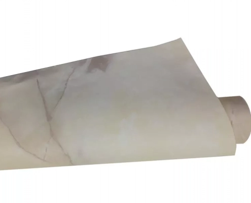 Soft White Marble Melamine Paper For Interior Decoration DW7009-5 for sale