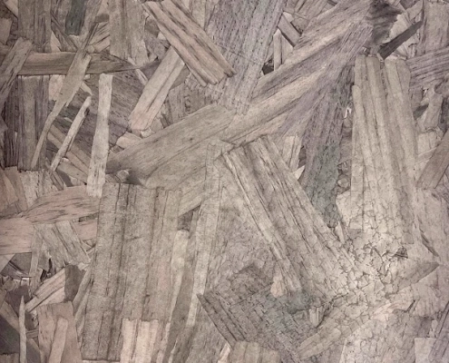 Grey wood chips grain texture paper for beauty station 82073-5